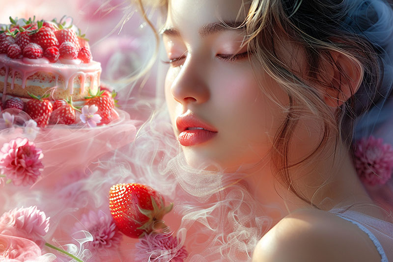 Perfume for those who love the scent of Pink Chiffon and Desserts.